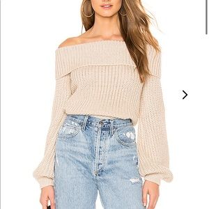 Lovers + Friends Honor Sweater - Almond Small